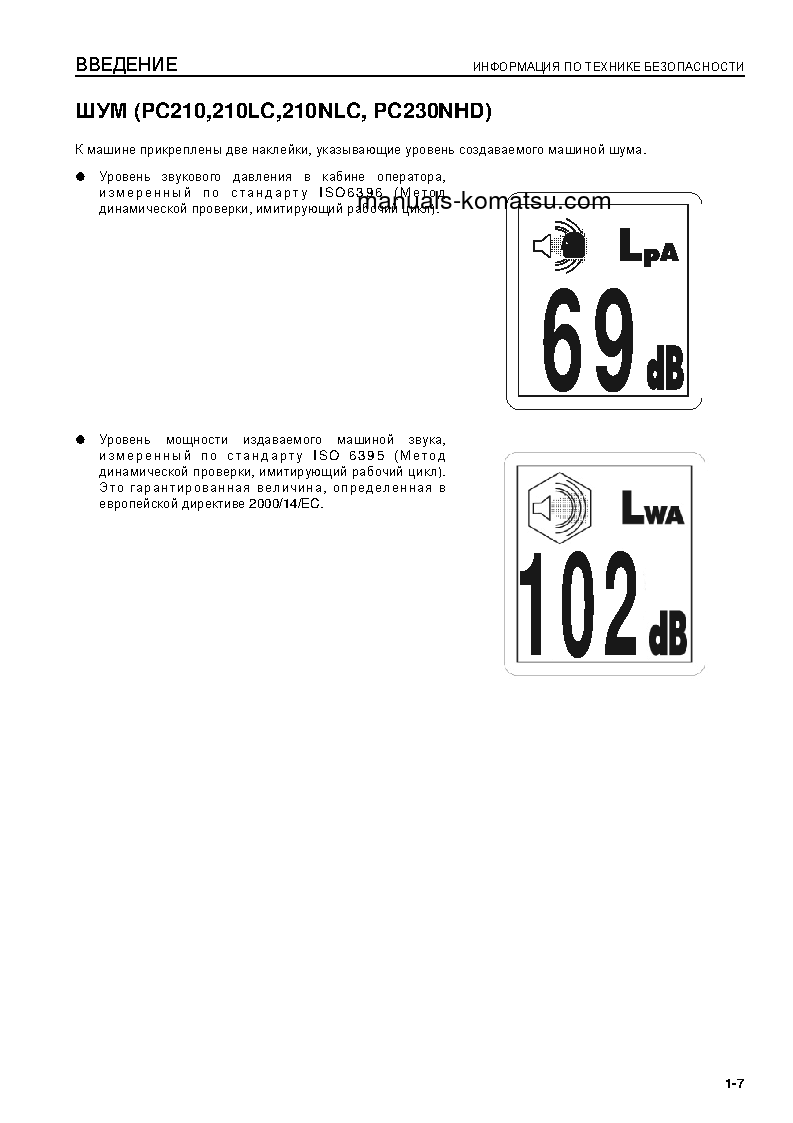 Protected: PC230NHD-8(GBR) S/N K50114-UP Operation manual (Russian)