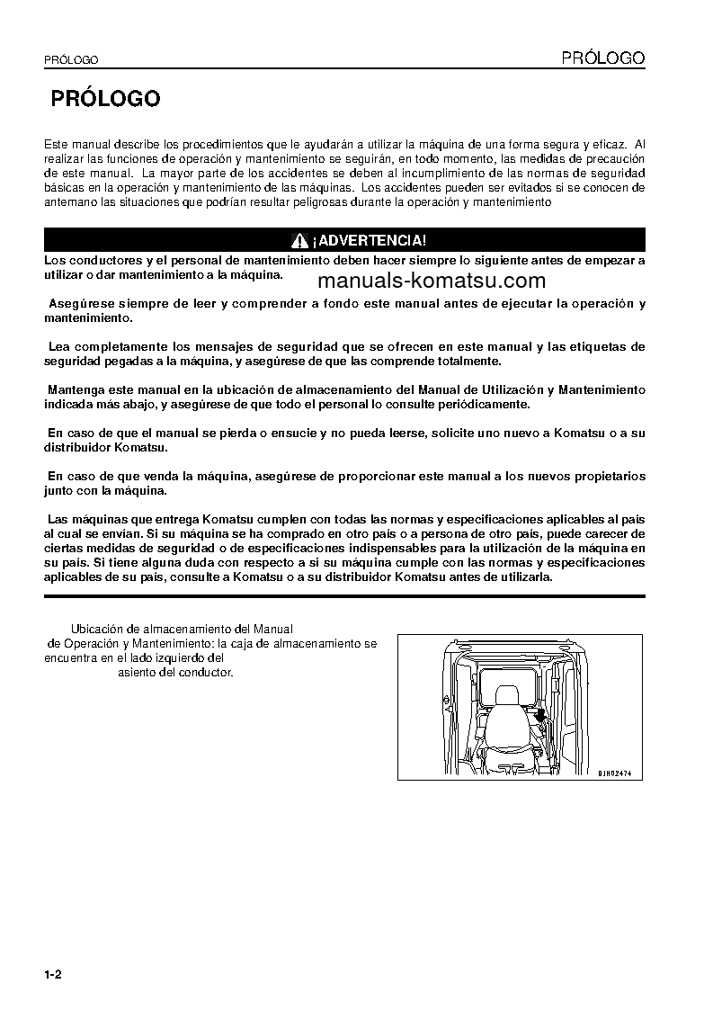Protected: PC450LC-7(GBR)-K S/N K40001-UP Operation manual (Spanish)