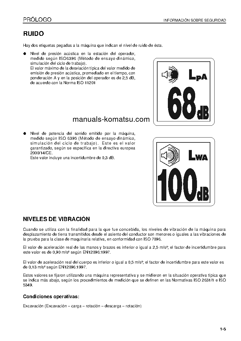 Protected: PC130-8(GBR) S/N 80001-UP Operation manual (Spanish)