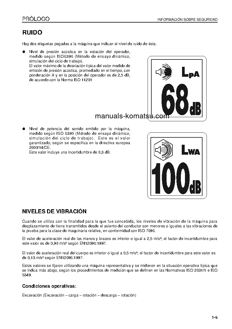 Protected: PC130-8(GBR) S/N C30001-UP Operation manual (Spanish)