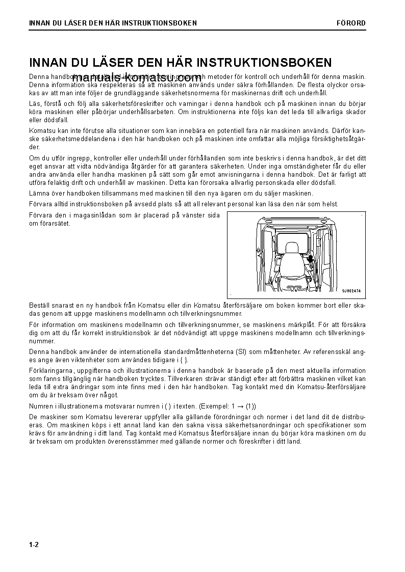 Protected: PC240NLC-11(GBR) S/N 95001-UP Operation manual (Swedish)
