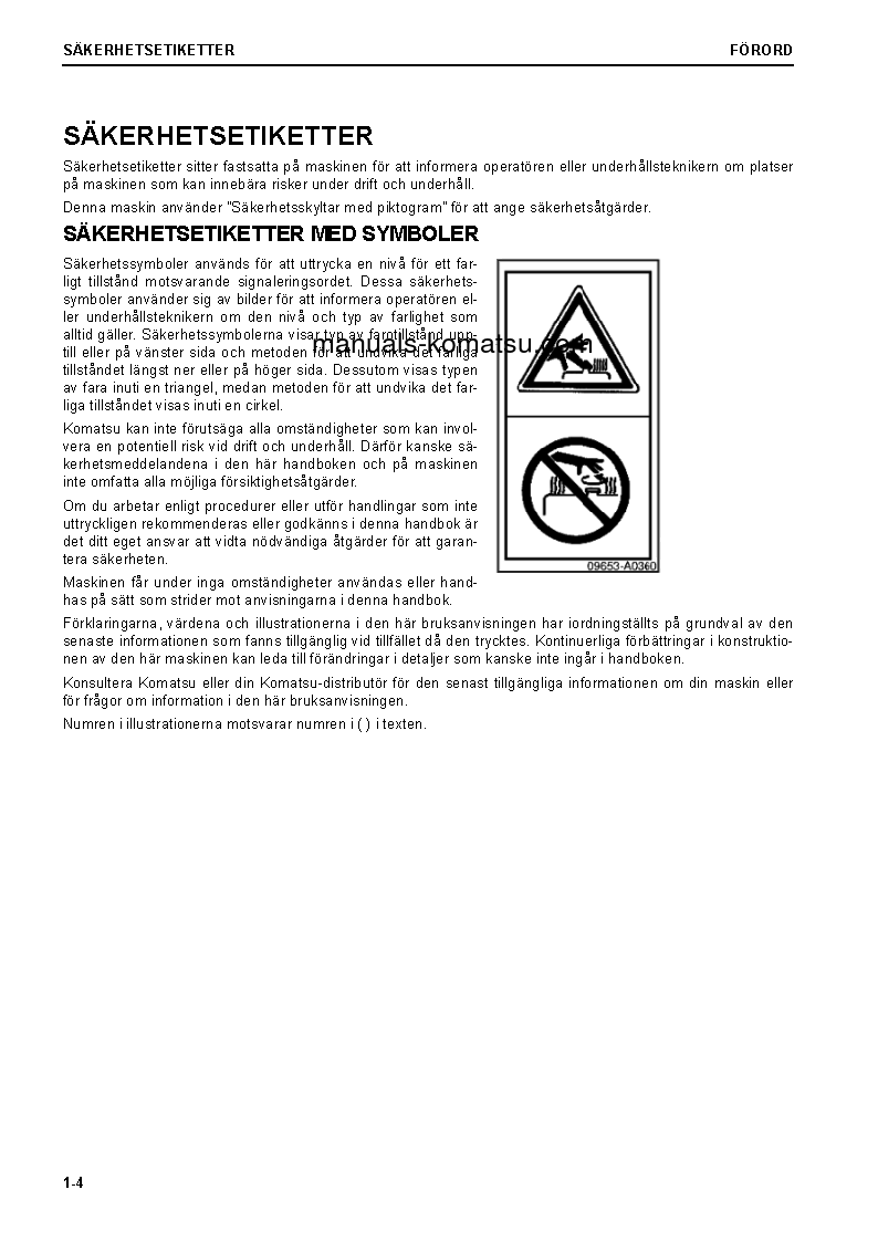 Protected: PC240NLC-11(GBR) S/N 95001-UP Operation manual (Swedish)