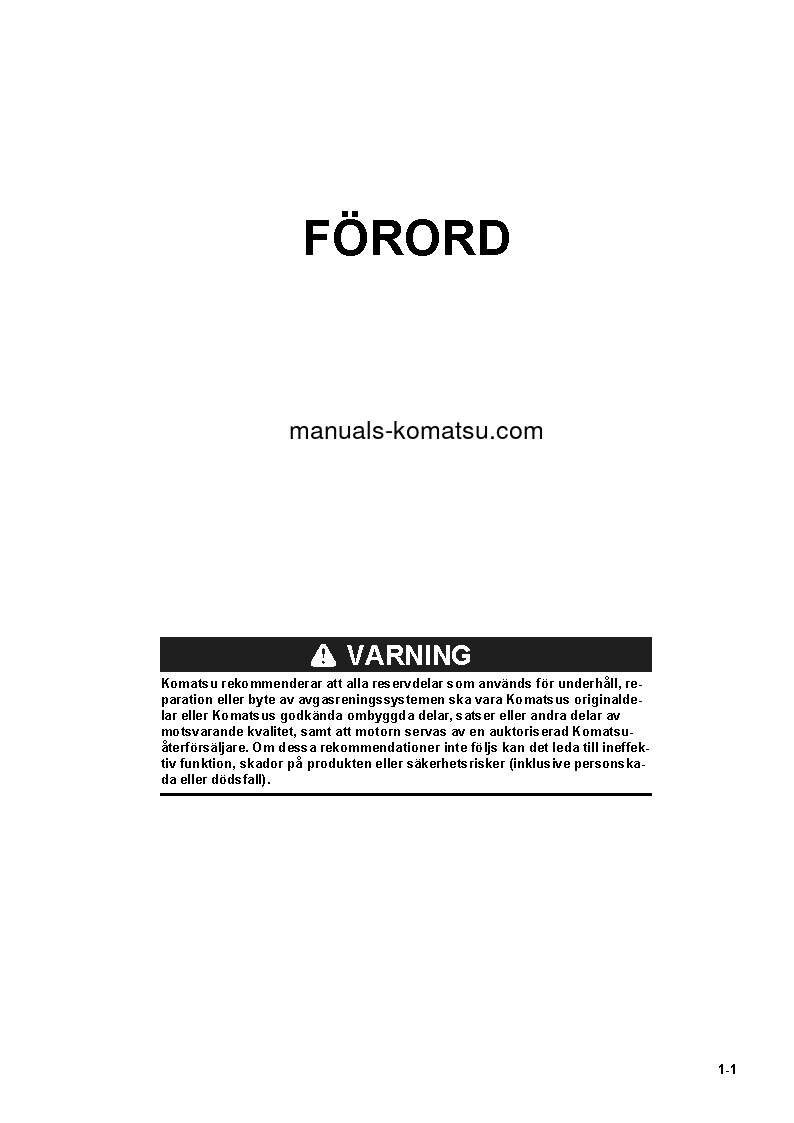 Protected: PC290NLC-11(GBR) S/N 35001-UP Operation manual (Swedish)