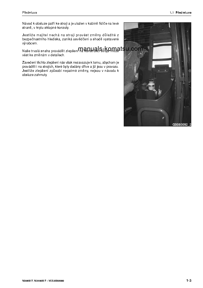 Protected: WA100M-7(DEU) S/N H62051-AND UP Operation manual (Czech)