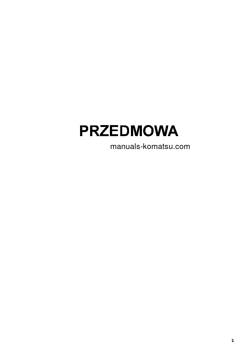 Protected: PW160-7(DEU) S/N H50051-UP Operation manual (Polish)