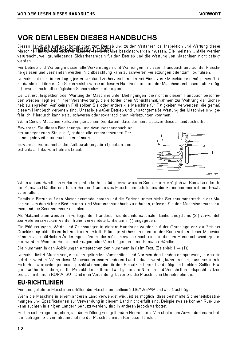 Protected: WA470-8(DEU) S/N 100010-UP Operation manual (German)