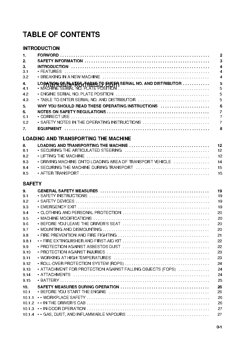 Protected: WA65-3(DEU) S/N HA940051-HA940170 Operation manual (English)