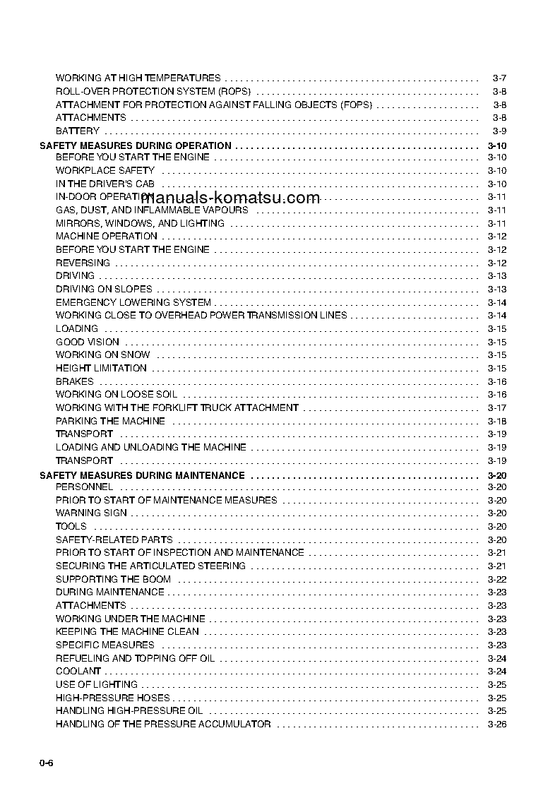 Protected: WA65-3(DEU) S/N HA940171-HA940548 Operation manual (English)