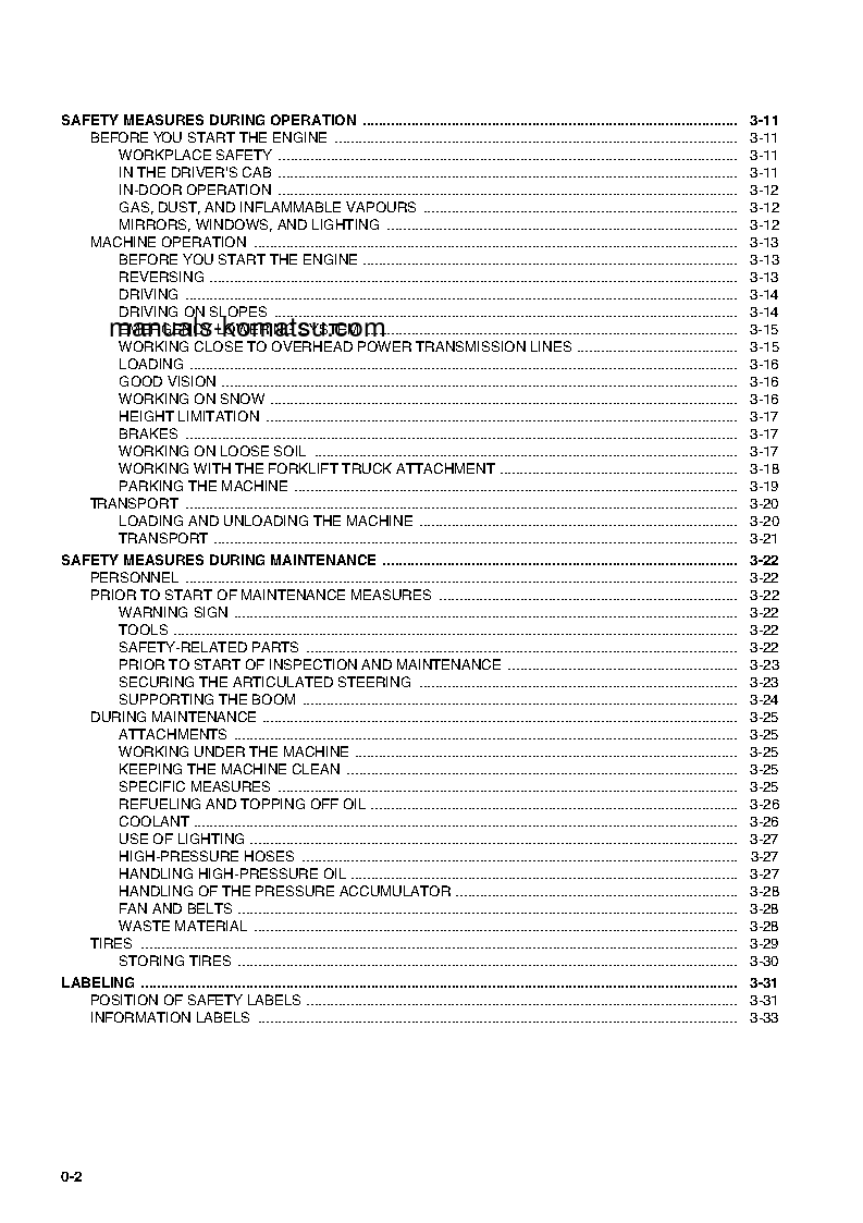 Protected: WA65-3(DEU) S/N HA940549-HA940771 Operation manual (English)