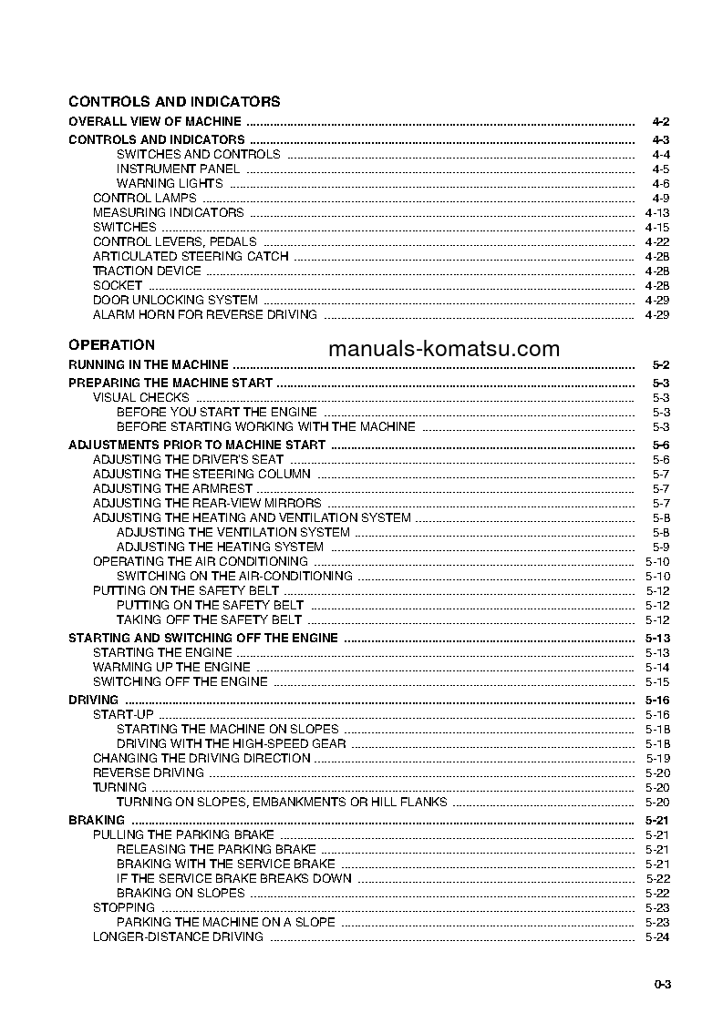 Protected: WA75-3(DEU) S/N HA950857-HA951433 Operation manual (English)