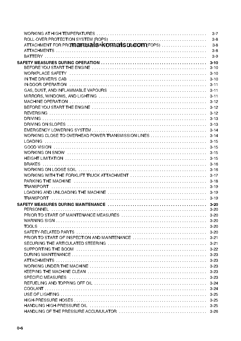 Protected: WA85-3(DEU) S/N HA960130-HA960165 Operation manual (English)