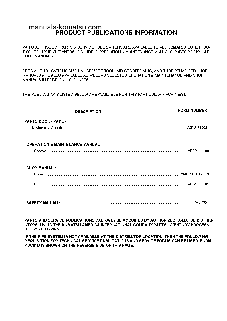 Protected: WA85-3(DEU) S/N HA960166-UP Operation manual (English)