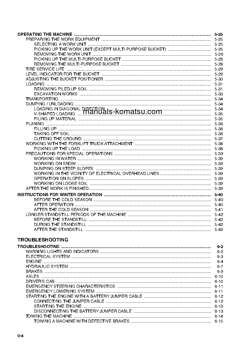 Protected: WA85-3(DEU) S/N HA960166-UP Operation manual (English)