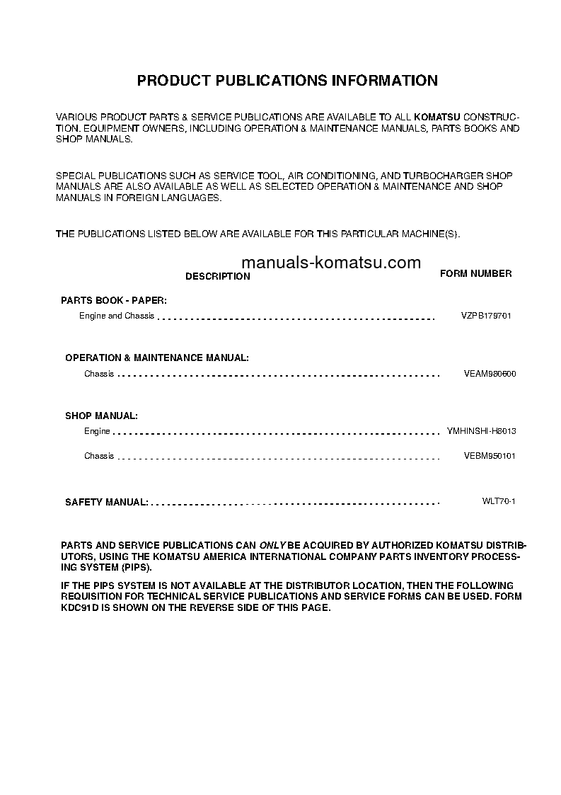 Protected: WA95-3(DEU)-30KM OPTIONS S/N H20651-H20671 Operation manual (English)