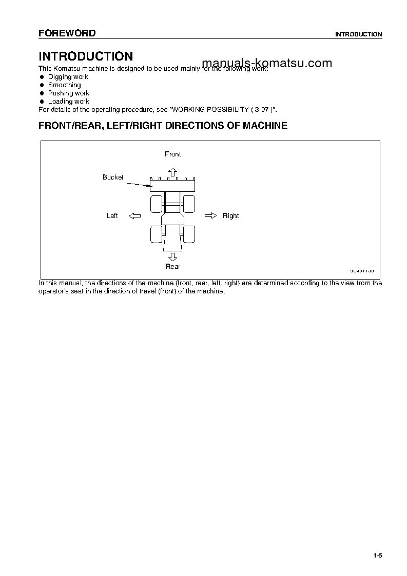 Protected: WA400-5(DEU)-H S/N H50051-UP Operation manual (English)