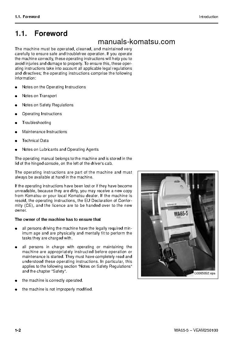 Protected: WA65-5(DEU) S/N H50051-UP Operation manual (English)