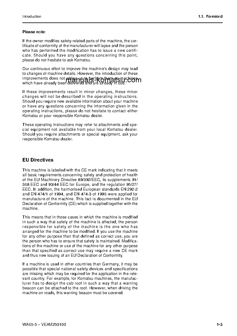 Protected: WA65-5(DEU) S/N H50051-UP Operation manual (English)