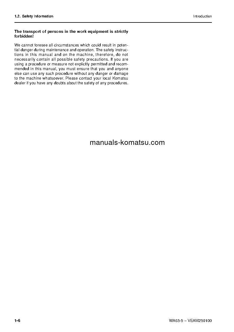 Protected: WA65-5(DEU) S/N H50051-UP Operation manual (English)