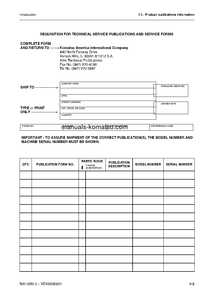 Protected: WA100M-5(DEU) S/N H50051-UP Operation manual (English)
