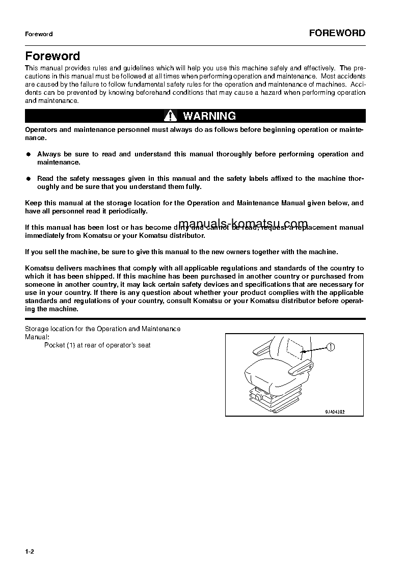 Protected: WA250PT-5(DEU)-H S/N H60134-UP Operation manual (English)