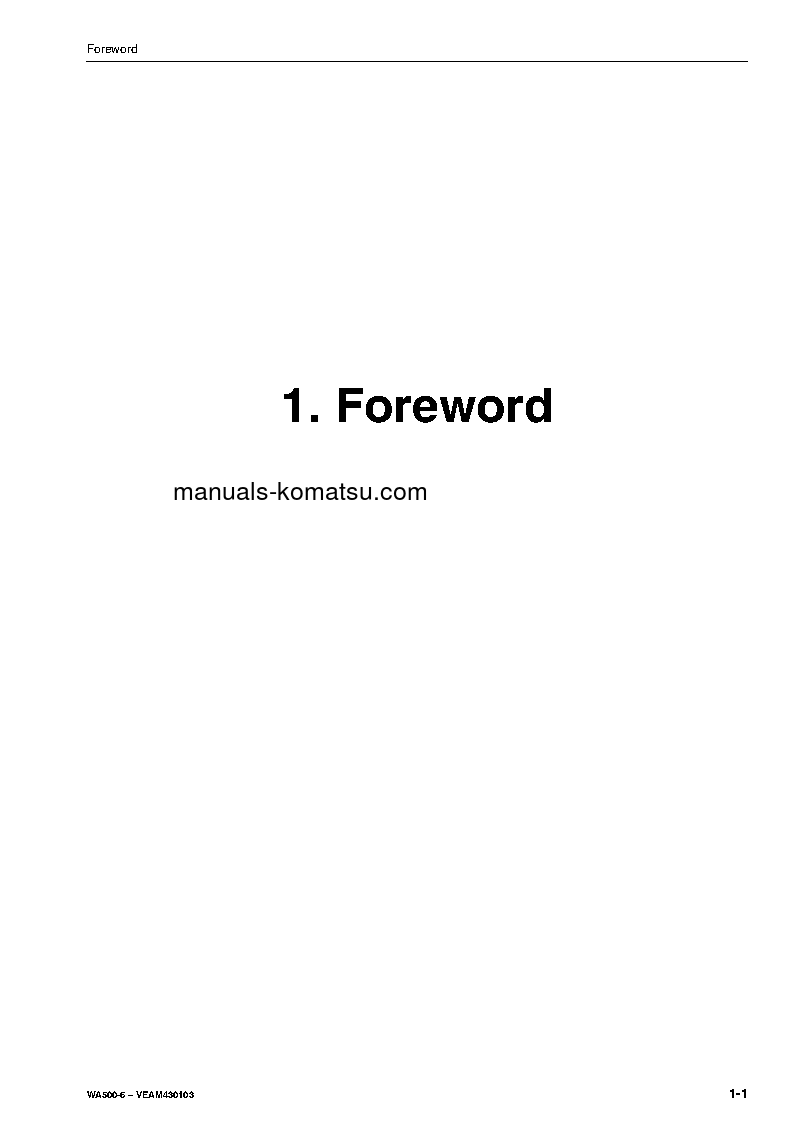 Protected: WA500-6(DEU) S/N H60051-UP Operation manual (English)