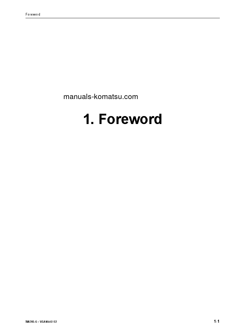 Protected: WA380-6(DEU) S/N H60051-UP Operation manual (English)