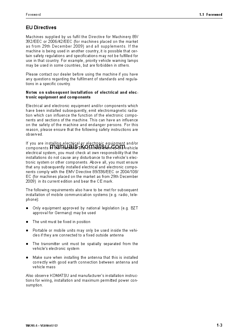 Protected: WA380-6(DEU) S/N H60051-UP Operation manual (English)