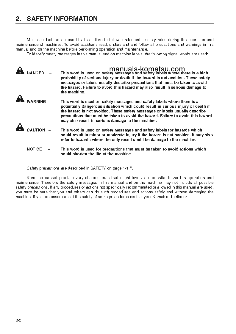 Protected: WA320-3(DEU)-H S/N WA320H20561-WA320H20710 Operation manual (English)