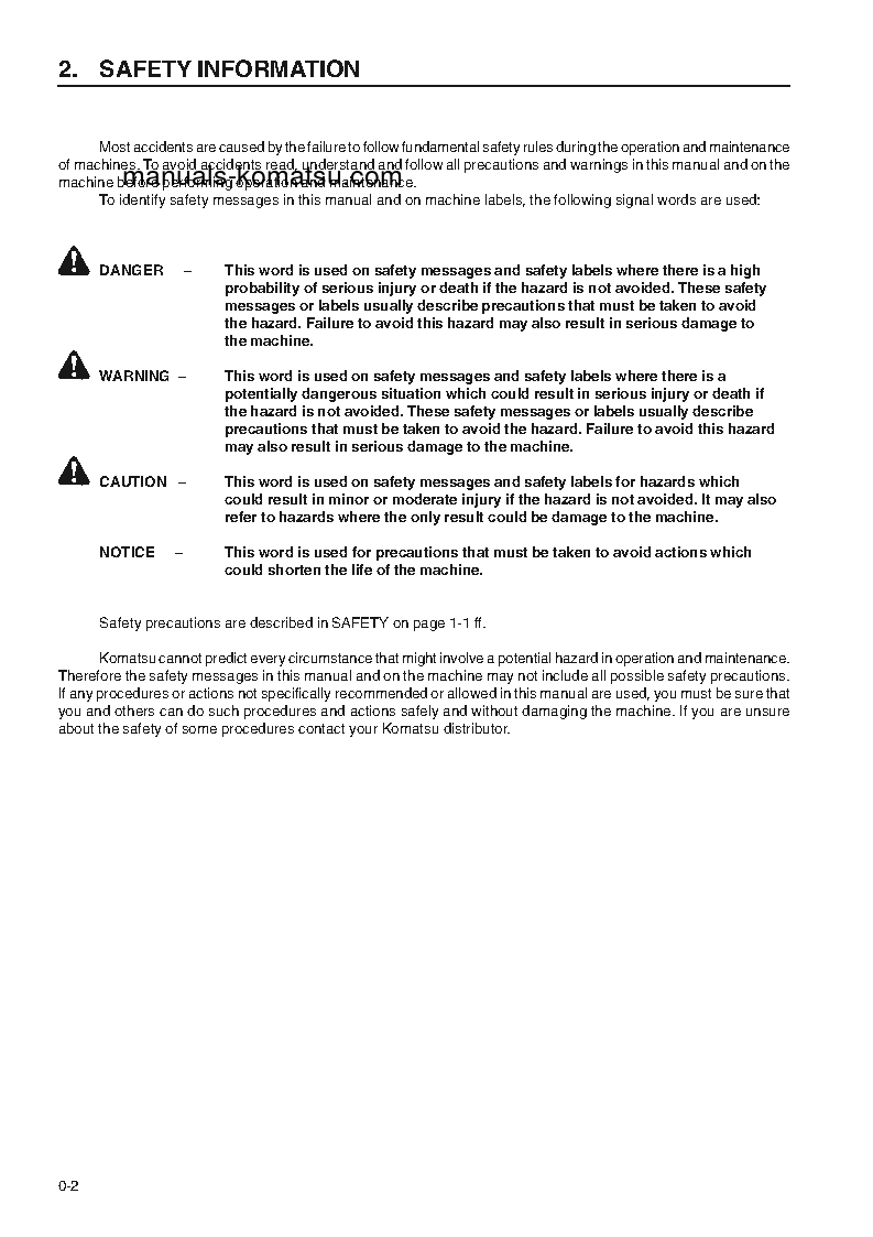 Protected: WA320-3(DEU)-H S/N WA320H20711-WA320H20854 Operation manual (English)