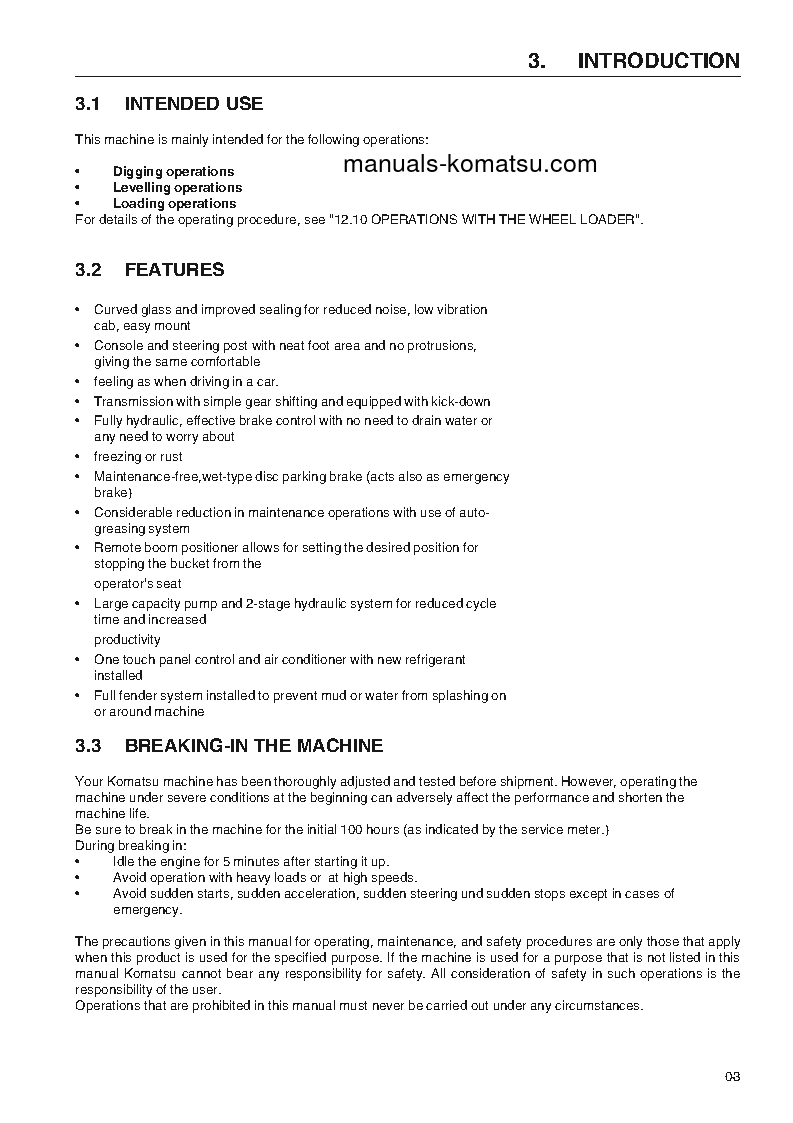 Protected: WA320-3(DEU)-H S/N WA320H20855-UP Operation manual (English)