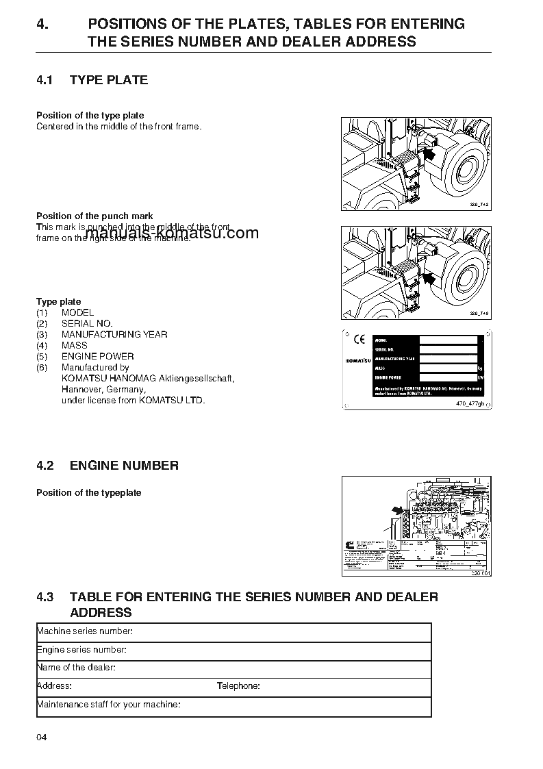 Protected: WA320-3(DEU)-H S/N WA320H20855-UP Operation manual (English)