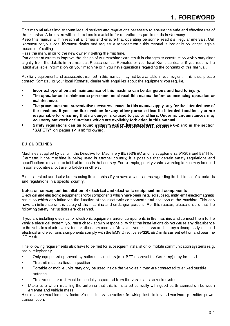 Protected: WA420-3(DEU)-H S/N H30297-H30431 Operation manual (English)