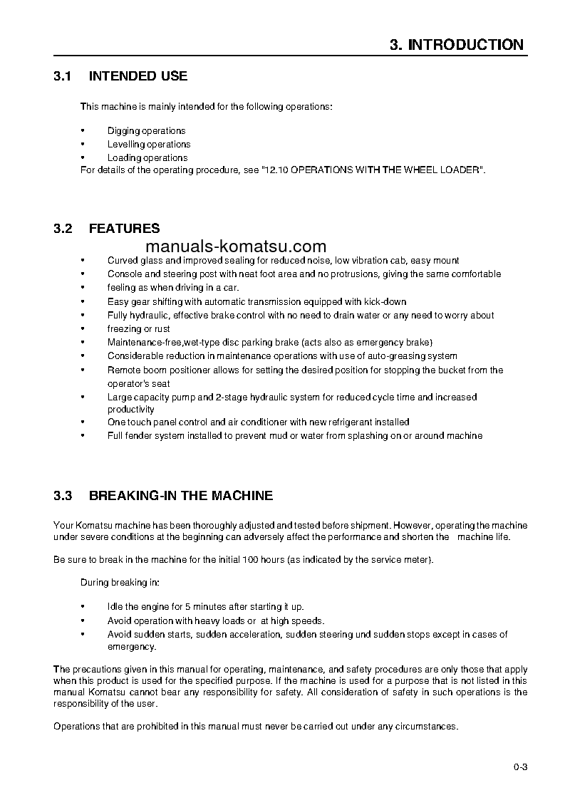 Protected: WA420-3(DEU)-H S/N H30432-H30461 Operation manual (English)