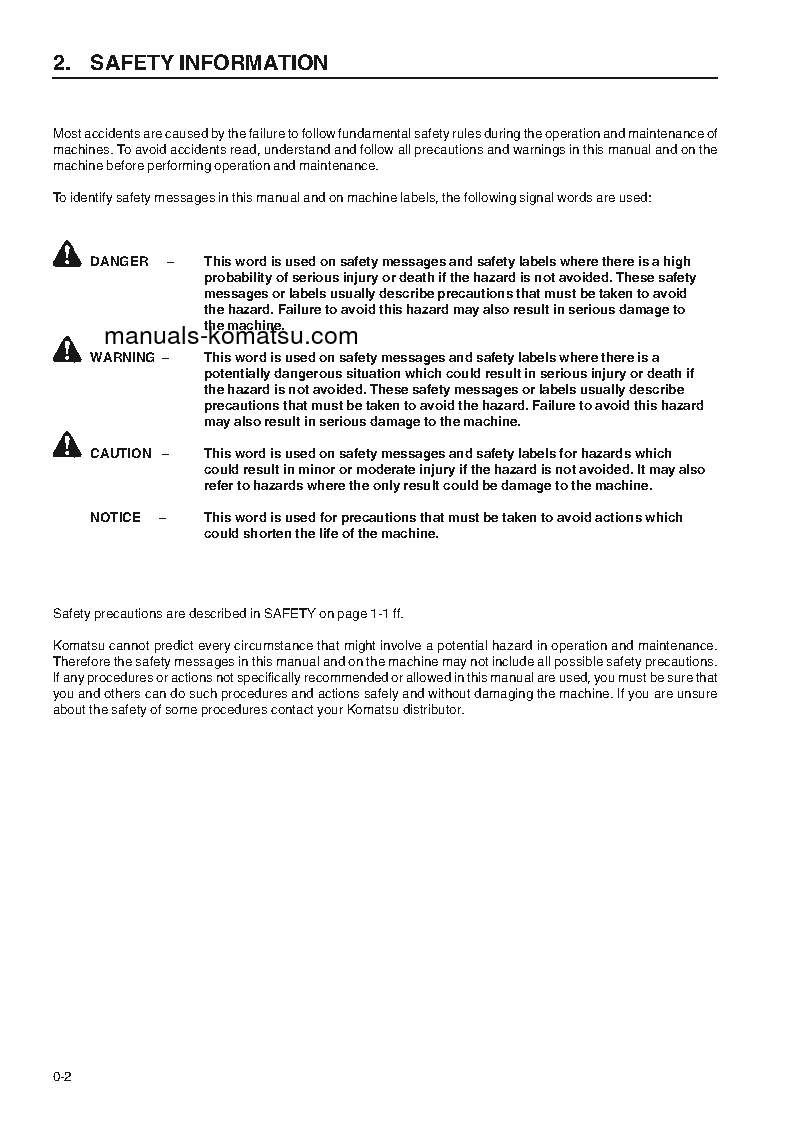 Protected: WA420-3(DEU)-H S/N H30462-H30566 Operation manual (English)