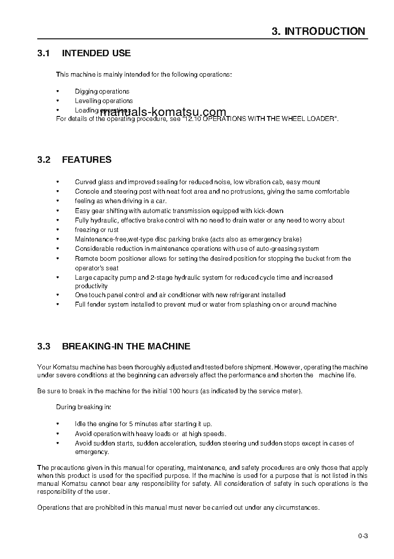 Protected: WA420-3(DEU)-H S/N H30462-H30566 Operation manual (English)