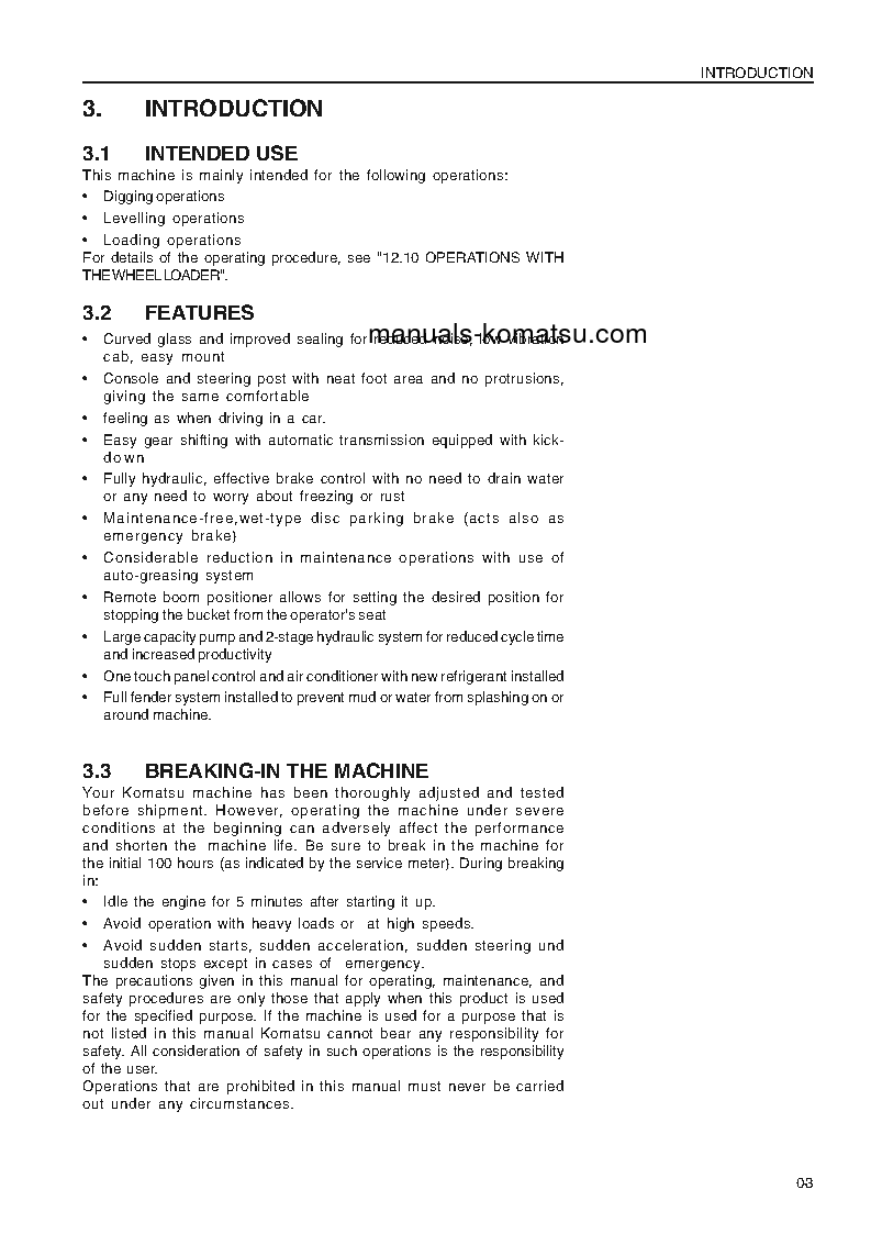 Protected: WA420-3(DEU)-H S/N H30567-UP Operation manual (English)