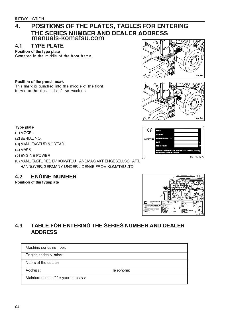 Protected: WA420-3(DEU)-H S/N H30567-UP Operation manual (English)