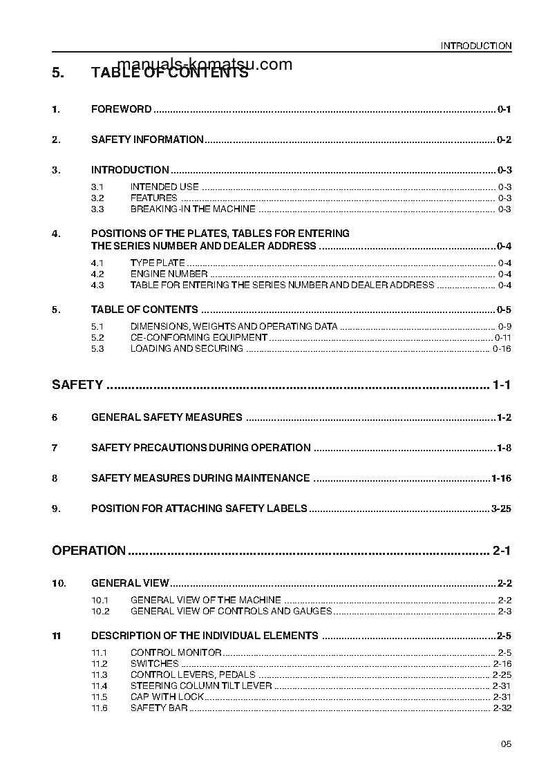 Protected: WA420-3(DEU)-H S/N H30567-UP Operation manual (English)