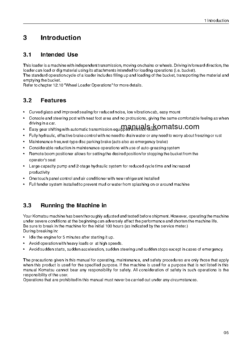 Protected: WA470-3(DEU)-H S/N H20669-H20941 Operation manual (English)