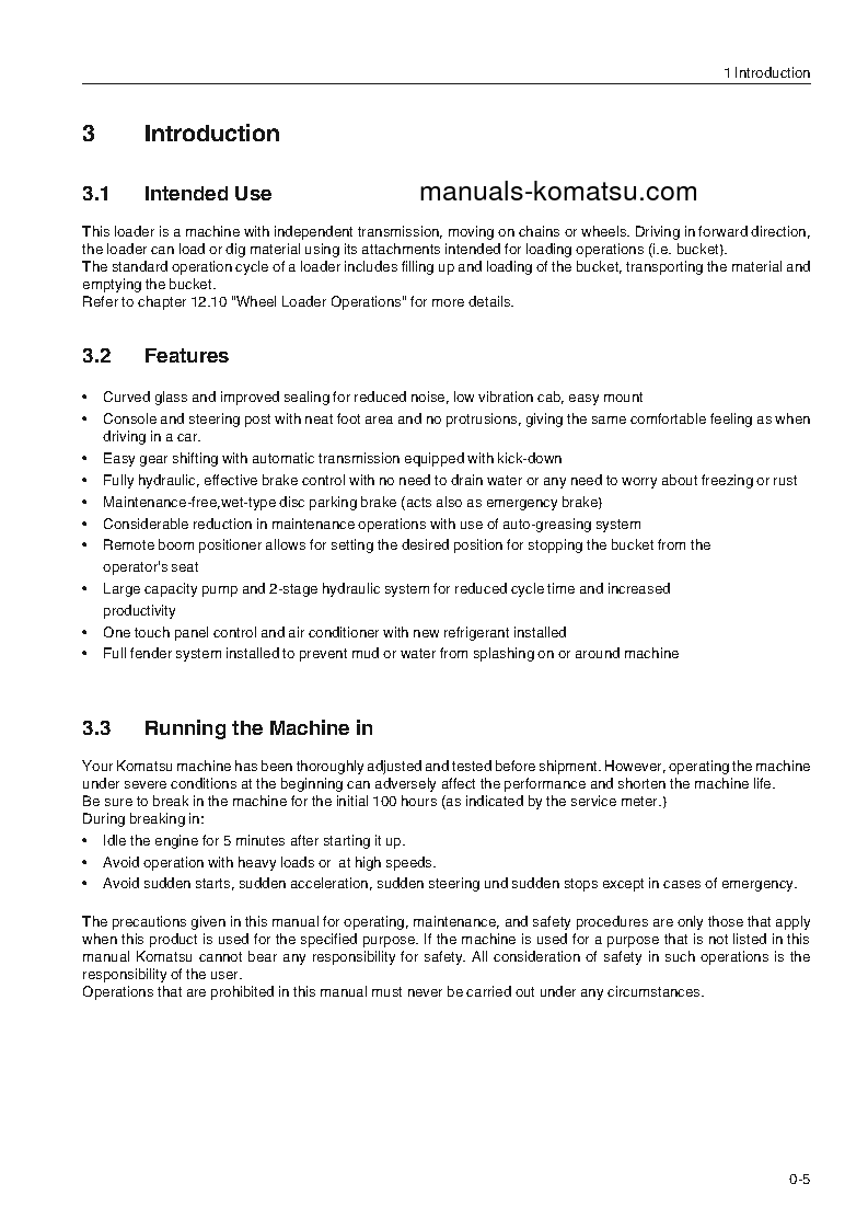 Protected: WA470-3(DEU)-H S/N H21065-H21163 Operation manual (English)