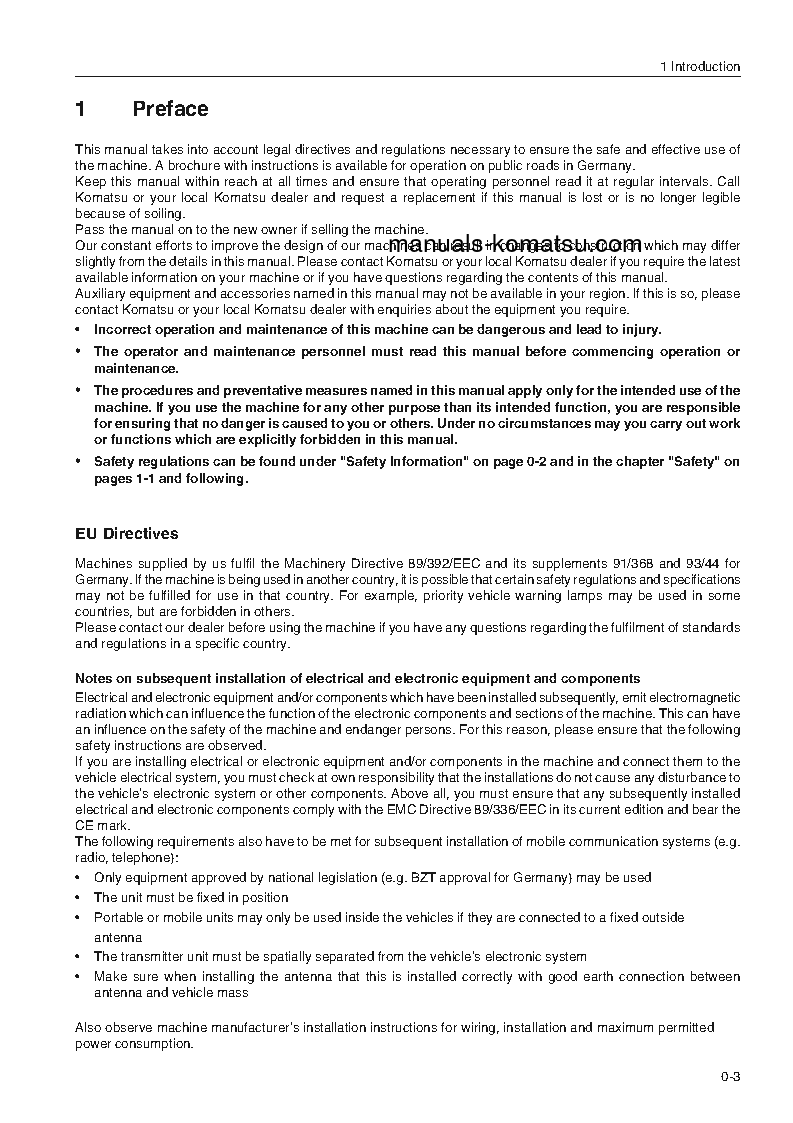 Protected: WA470-3(DEU)-H S/N H21164-H21241 Operation manual (English)