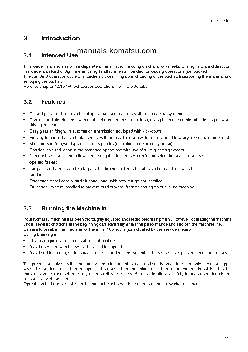 Protected: WA470-3(DEU)-H S/N H21164-H21241 Operation manual (English)