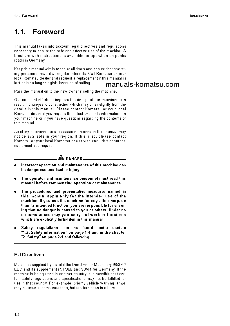 Protected: WA470-3(DEU)-H S/N H21242-UP Operation manual (English)