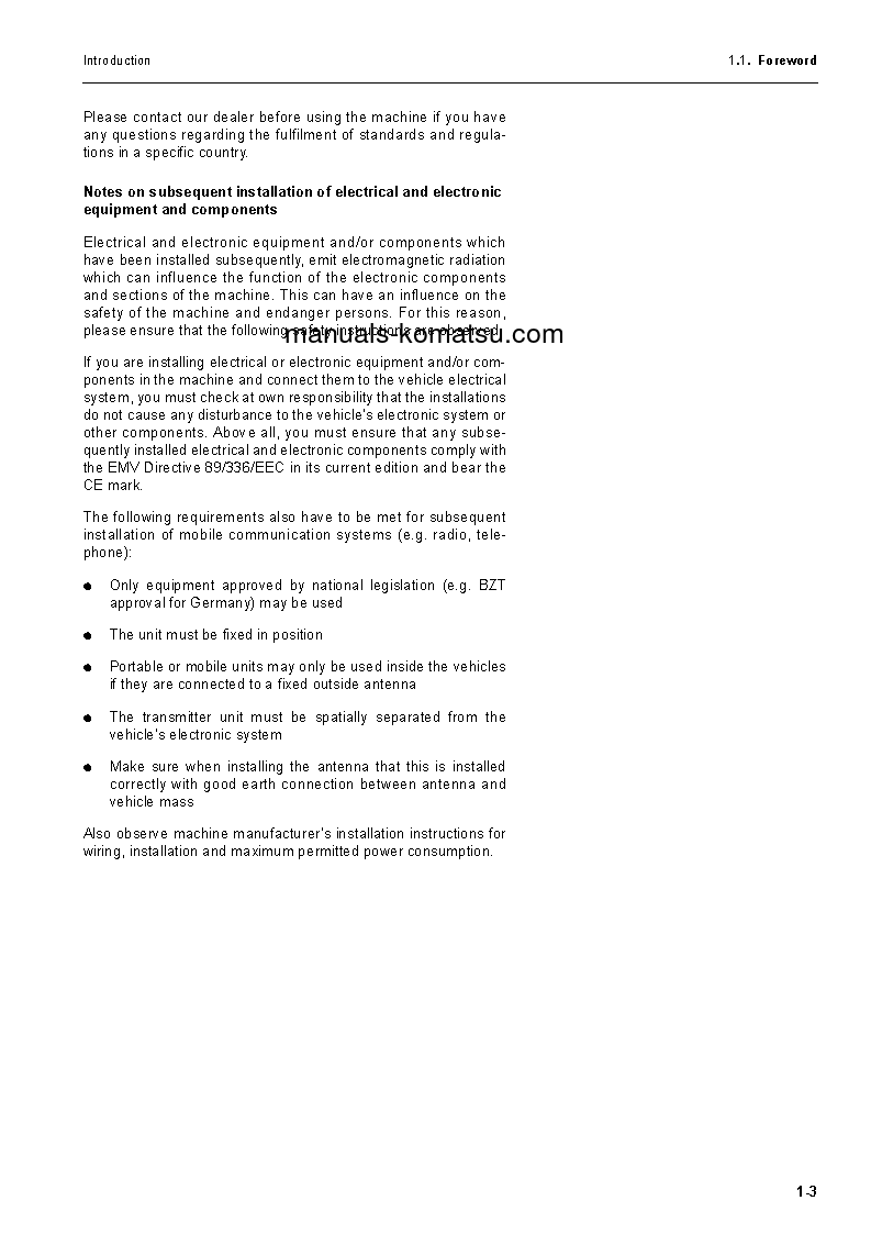 Protected: WA470-3(DEU)-H S/N H21242-UP Operation manual (English)