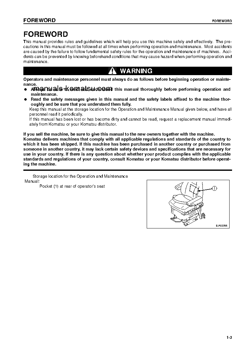 Protected: WA380-5(DEU)-H S/N H50051-UP Operation manual (English)