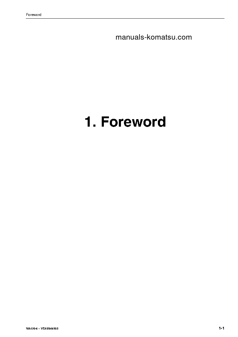 Protected: WA470-6(DEU) S/N H50051-UP Operation manual (English)