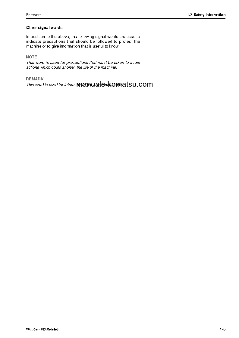 Protected: WA470-6(DEU) S/N H52001-UP Operation manual (English)