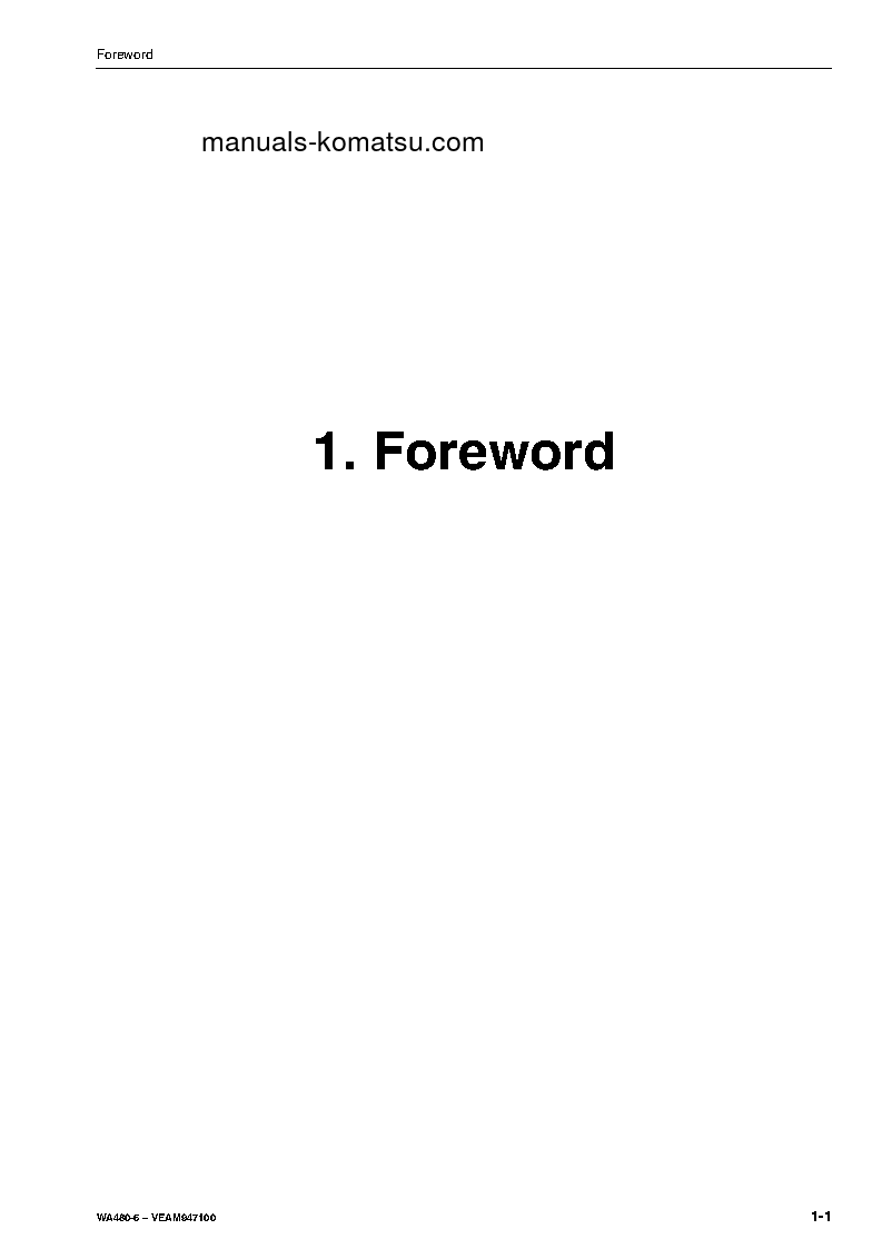 Protected: WA480-6(DEU) S/N H60051-UP Operation manual (English)