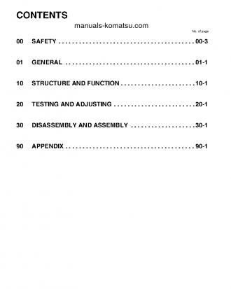 WA65-3(DEU) S/N HA940051-UP Shop (repair) manual (English)