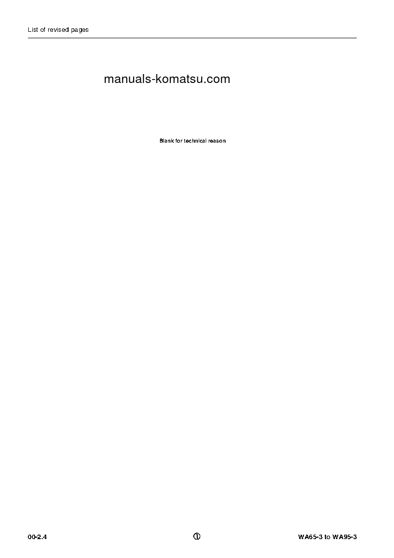 Protected: WA65-3(DEU) S/N HA940051-UP Shop (repair) manual (English)